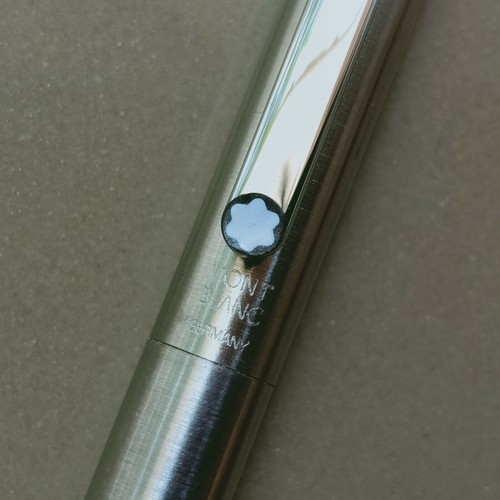 Montblanc Slim Line Stainless Steel Ballpoint Excellent Conditions - Picture 5 of 7