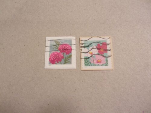USA Used, 2022 Issue, Non Profit  5 Cent Butterfly Garden Flowers (Set of 2) - Picture 1 of 1