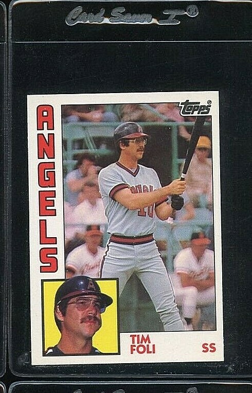 1984 TOPPS TIFFANY #342 TIM FOLI CALIFORNIA ANGELS 