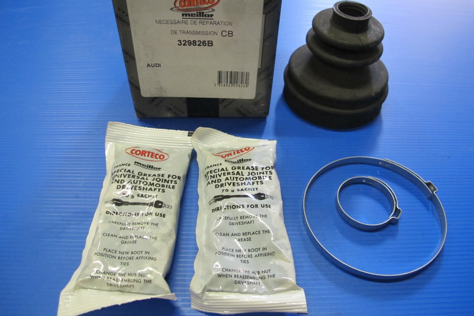 Soufflet de cardan côté boîte Meillor en caoutchouc premium pour Renault Laguna