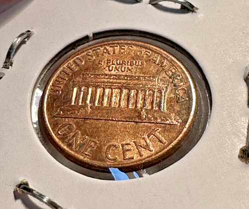1991-P Lincoln 1c Memorial ~ BROADSTRUCK ERROR ~ AWESOME ~ J56 - Picture 2 of 6