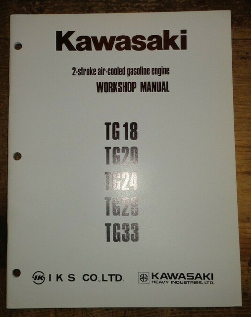 Kawasaki TG18 TG20 TG24 TG28 TG33 Engine Service Repair Manual