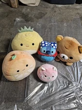  5 Squishmallows In Excellent Clean Condition 