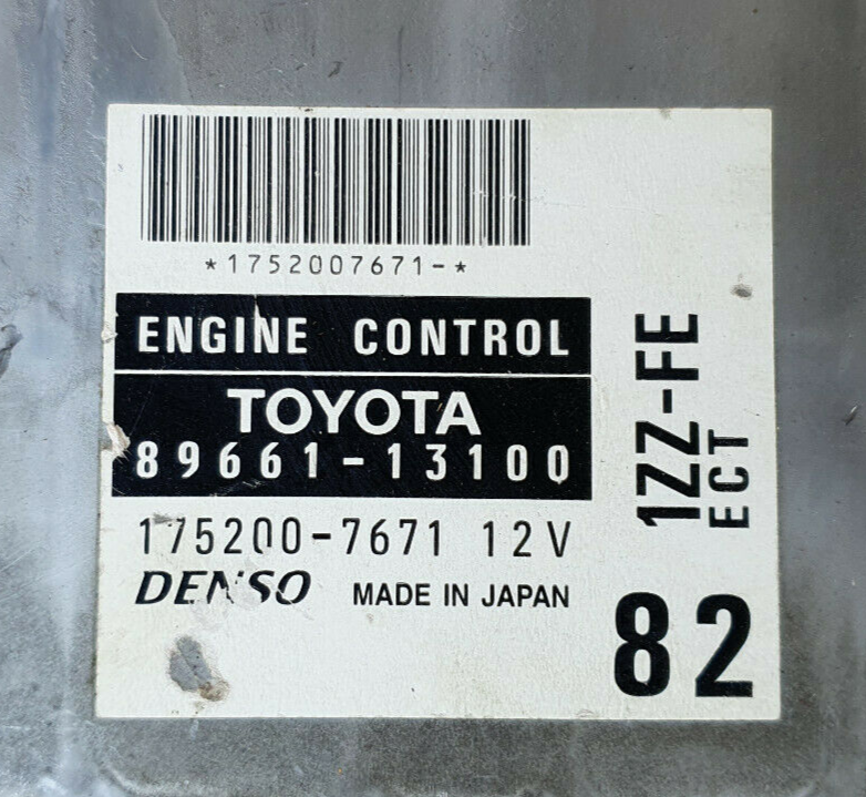 ささぼん Toyota Spacio 2004-2005 89661-13100 1ZZ-FE Ecu oem jdm used
