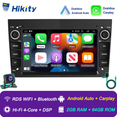 Für Opel Astra H Zafira B Corsa C D Carplay Android 15 Autoradio GPS Navi Kamera