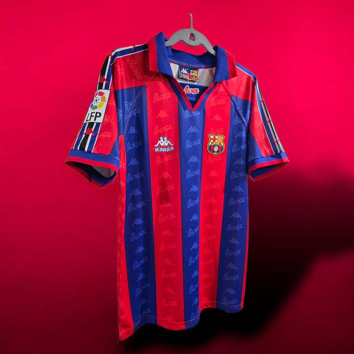 Barcelona Home - 96/97 - Retro - Football Soccer - RONALDO # 9