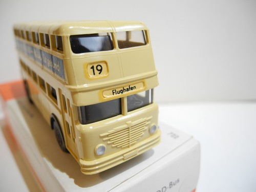 WIKING VINTAGE 1:87 BERLIN COMMUTER BUS BUSSING D2U MINT BOXED 1163/1A MILCH - Bild 4 von 10