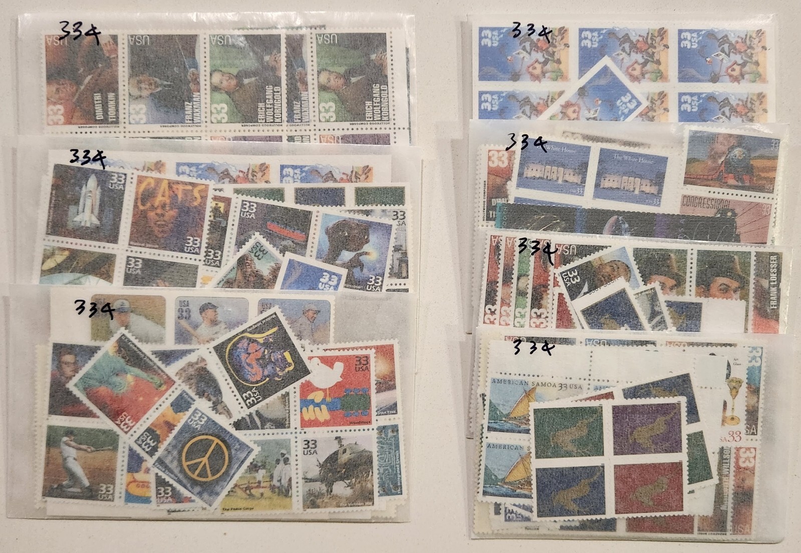 USPS postage stamps at a discount! 100 x 33 cent stamps, Value 33.00 eBay