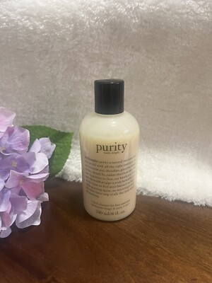 Philosophy Purity 3-in-1 Cleanser for Face and Eyes 8 oz New Sealed