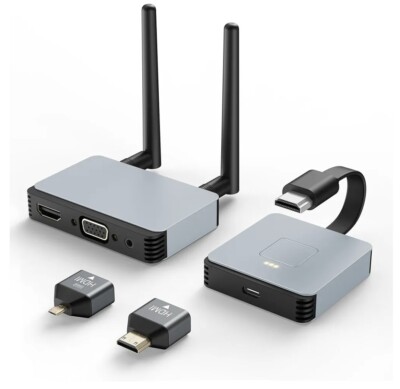 NEW in BOX- 4K Wireless HDMI Transmitter & Receiver Extender, 2.4/5GHz Streaming