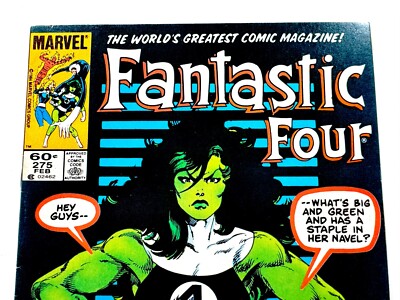 ファンタスティック コミック marvel Marvel FANTASTIC FOUR (1985) #275 NEWSSTAND Stan LEE + SHE-HULK
