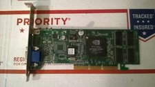 NVIDIA AGP VIDEO CARD MODEL NV875.0 6002023 GEFORCE2 32 MB VGA