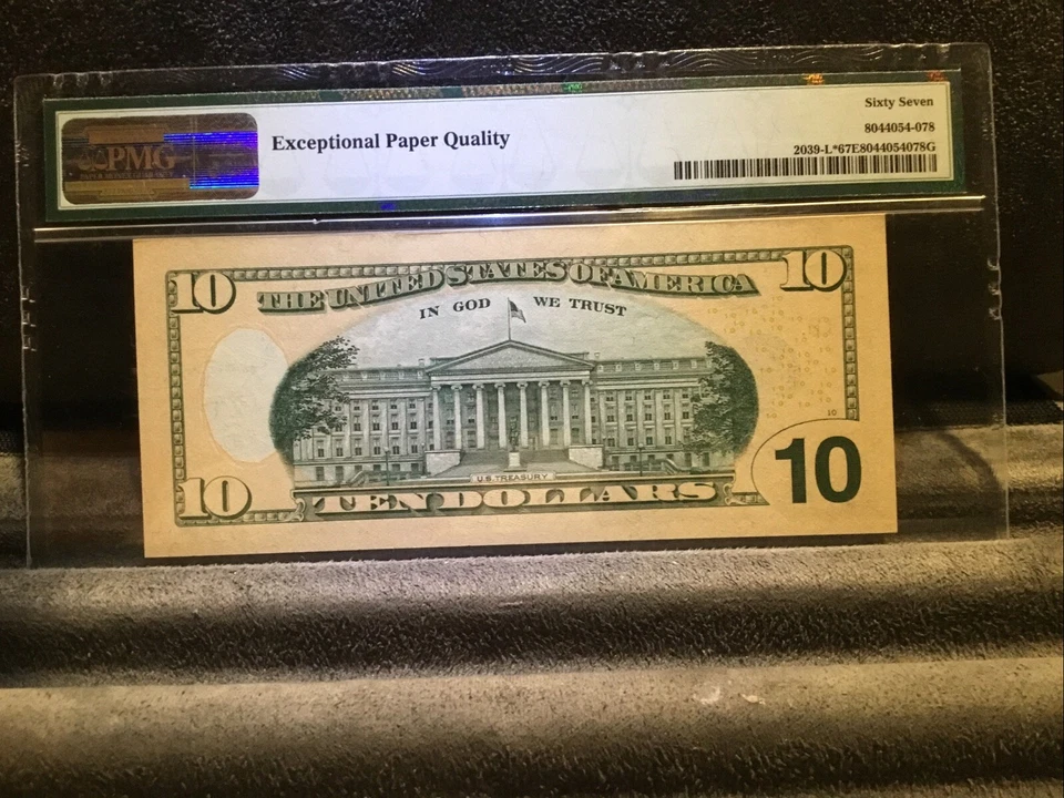 FR.2039-L* 2004-A $10 FW *STAR* FRN SAN FRANCISCO, CA PMG GEM UNCIRCULATED-67EPQ - Image 4 of 4