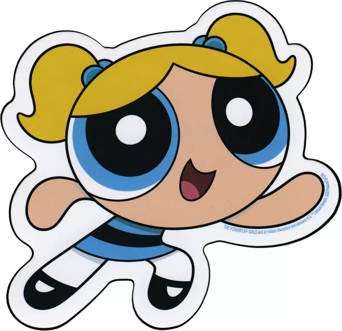 Sticker - Bubbles Powerpuff Girls Cartoon Network Kids TV Show 4.38 Decal  #5915