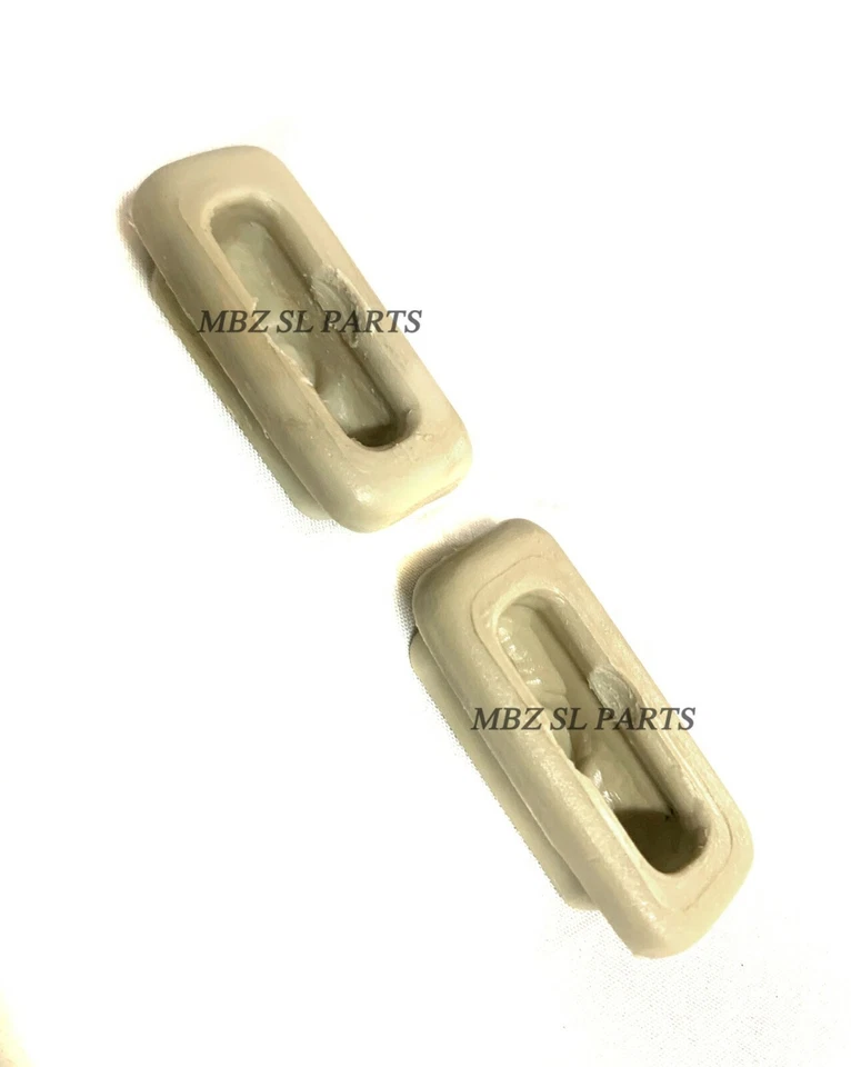 2 Clip para parasol hembra BEIGE W107 R107 380SL 450SL 560SL Mercedes Benz OFERTA Foto 2 de 4