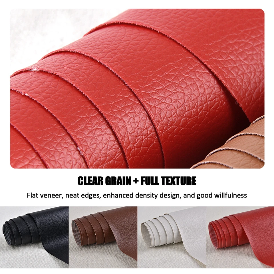 1/2/3stk Lederreparatur Kunstleder Flicken Selbstklebend Patch Sofa Reparatur - Bild 3 von 4