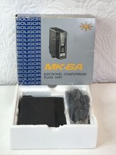 Soligor MK-6A Electronic Computerized Flash Unit Camera Lens With Box