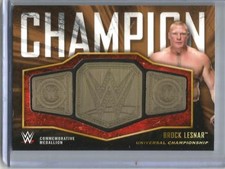 Brock Lesnar 2018 Topps WWE Champion Commemorative Medallion #30/99