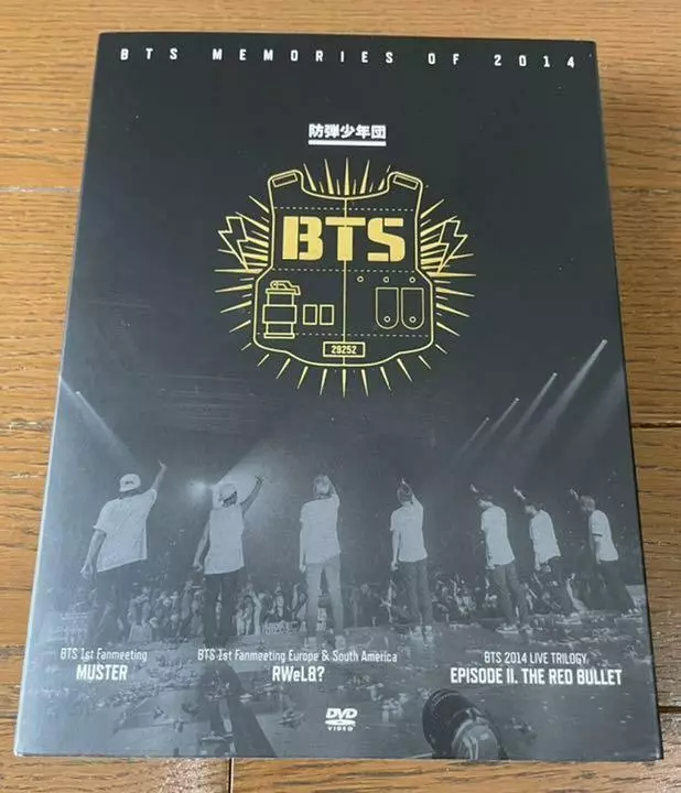 BTS MEMORIES OF 2014 Full Package Set 3 Tower Records Limited DVD+