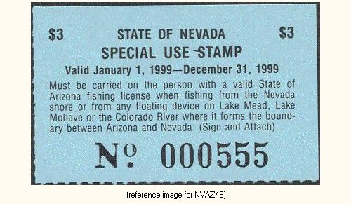 D2K Nevada/Arizona Stamp 1999 $3.00 - Picture 1 of 1