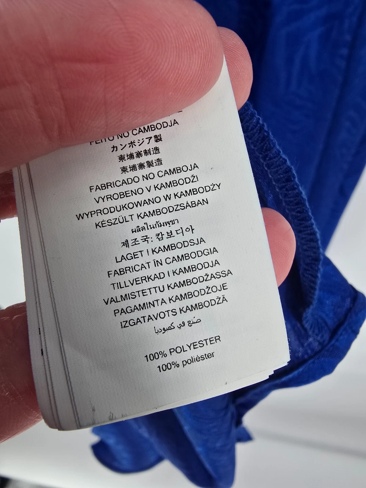 Abito donna blu Michael Kors taglia small elastico in vita manica lunga nuovo con etichetta