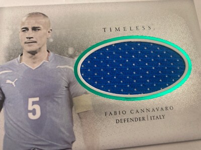 2024 Futera Unique FABIO CANNAVARO /15 Patch Emerald Timeless