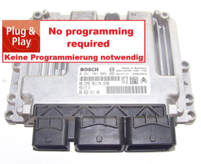 Steuergerät Peugeot 207 308 1,4l 16V 70KW 8FS 0261S04009 9665291180 ECU UNLOCK