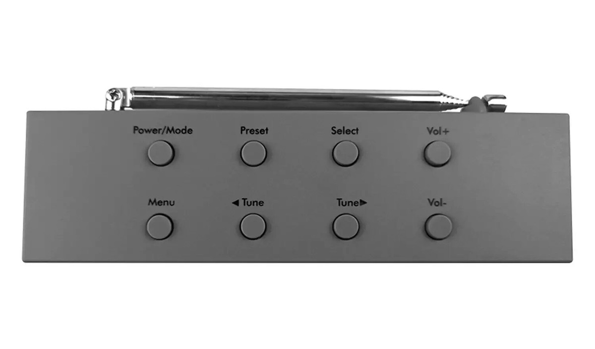 Radio Portatile Bush BD1709 DAB/FM - Grigio Sabbia - 20 Stazioni Preselezionabili