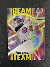 2022 Stadium Club Chrome #BT-20 Seiya Suzuki Beam Team Wave Refractor