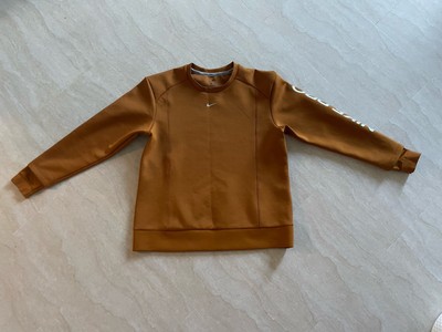 Nike Pro Fleece Pullover Gr. M -in Orange-Braun  !! Superzustand !!