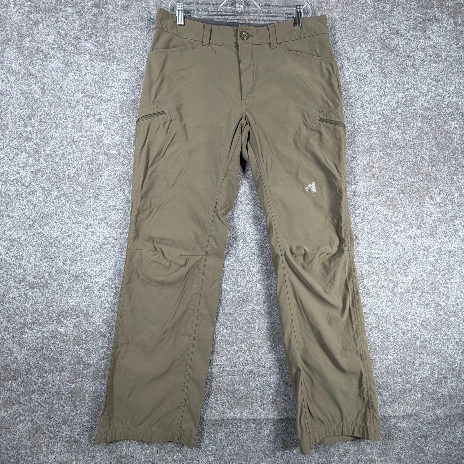 Eddie Bauer First Ascent Cargo Pants Mens 34x32 Khaki Camping Hiking Outdoor