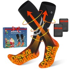 Heated Socks,Rechargeable Heated Socks,Unisex,7500mah Heating Socks For Skiing,b