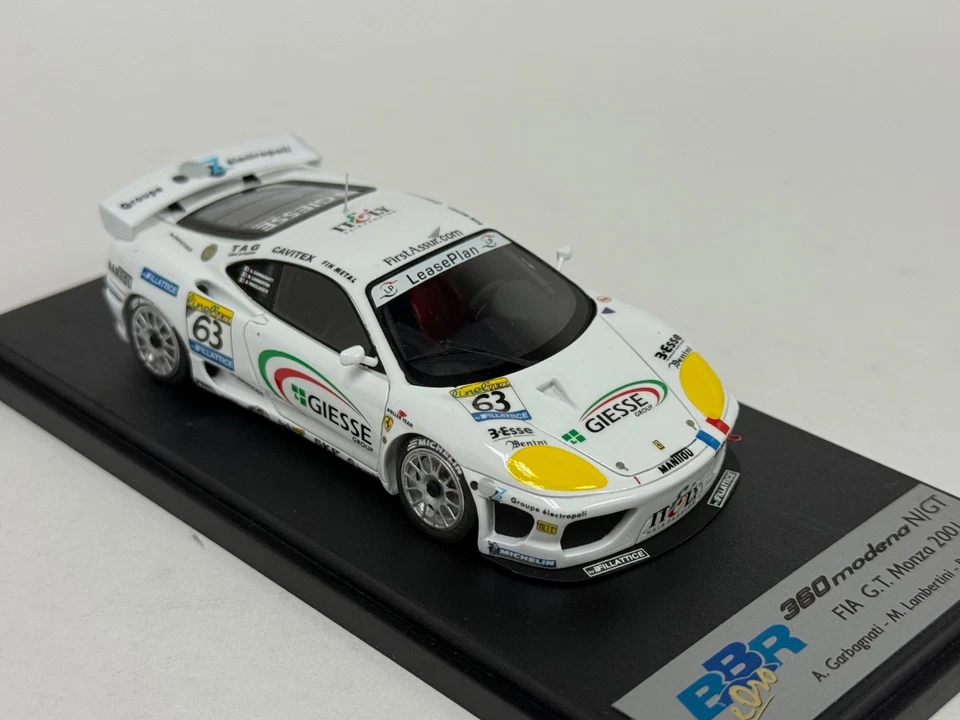 1/43 BBR Ferrari F360 Modena N/GT FIA GT Monza 2001 BG222 ABG304 - Photo 4/4