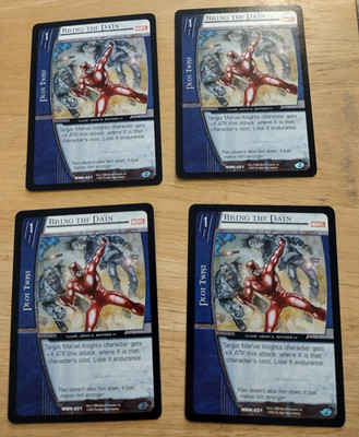 MARVEL VS TCG MMK-031 Bring the Pain Common X4
