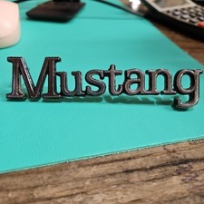 Ford Mustang Chrome Script Emblem Oem