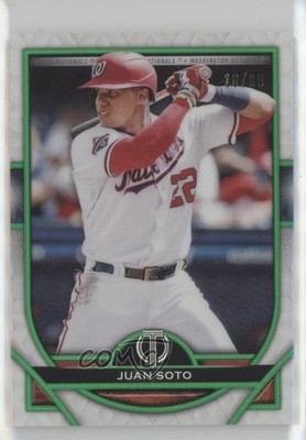 2021 Topps Tribute Green 18/99 Juan Soto #18 1e15