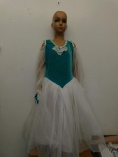 Dance Costume Curtain Call E4878 Blue Large Child Ballet Tutu Classical Velvet