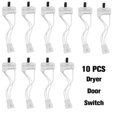 10 Pack Dryer Door Switch Assembly for Whirlpool Kenmore Maytag 3406107 3406100