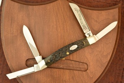 CASE XX USA 6 DOT 1984 GREEN BONE JUMBO CONGRESS KNIFE G64088 SS