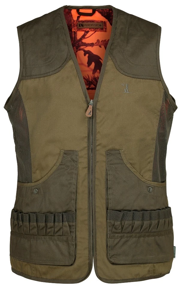Percussion® Wende-Schießweste "Ottawa" Jagdweste wendbare Drückjagdweste NEU - Bild 3 von 4