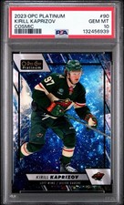 2023 OPC Platinum Kirill Kaprizov Cosmic /65 PSA 10 Gem Mint #90 Minnesota Wild