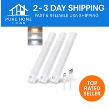 Dimmable 7” Under Cabinet Lighting - 3 Color Temperatures & Motion Sensor