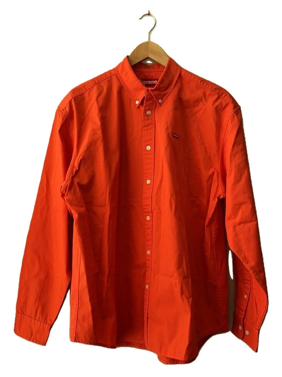 Chemise Supreme Manches Longues M Coton Rouge 23AW PETITE BOÎTE SHIRT