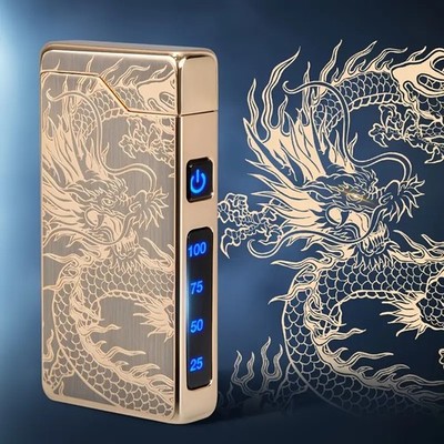 Lichtbogen Feuerzeug USB C Elektrisch Arc Plasma Lighter Aufladbar Winddicht DE