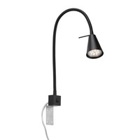 Briloner LED Leselampe GU10 4.7W 400Lm Warmweiß Schwenkbar Wandleuchte Schwarz