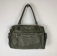 Vintage Rare Rebecca Minkoff olive green shou...