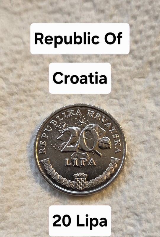 Croatia   20 Lipa   2007 Nice Coin