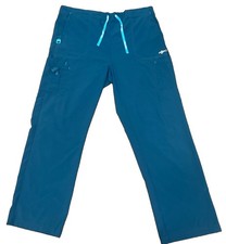 Carhartt Force Cross-Flex C52110 Men s XL Regular Cargo Scrub Pants Blue Stretch