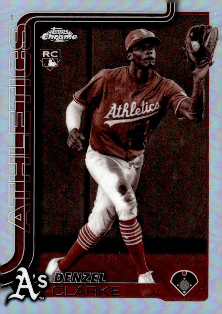 2025 Topps Chrome Update #USC15 Denzel Clarke Sepia Refractors