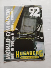 Husaberg FE - MX 350 499 501 600 1992 Leaflet Original English Text